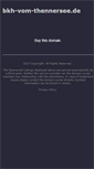 Mobile Screenshot of bkh-vom-thennersee.de